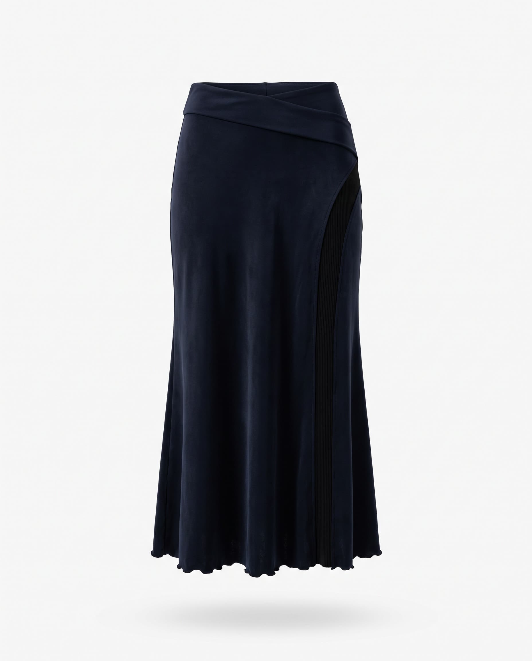 Offset Midi Skirt, view 1
